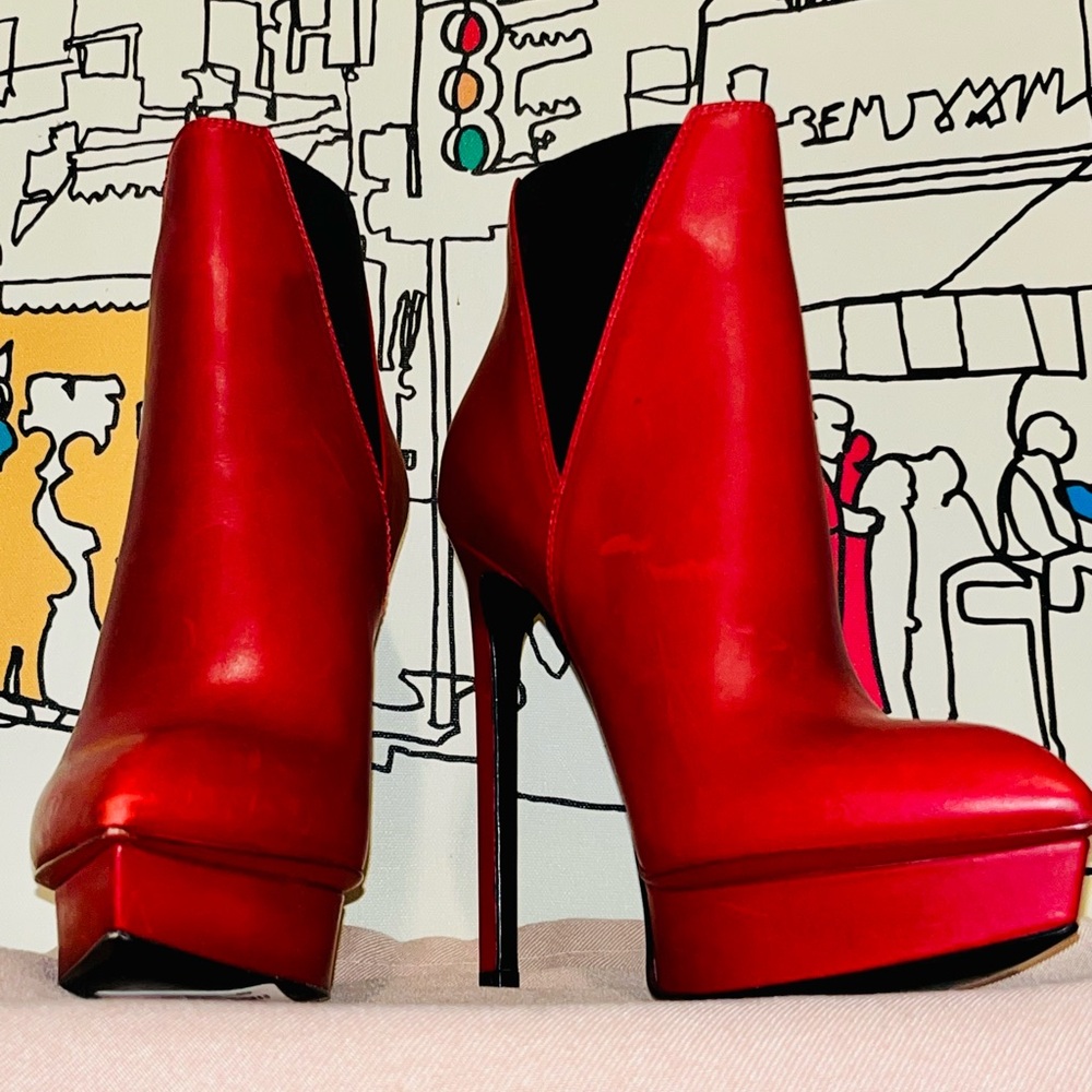 🚨BNWT YSL Paris Janis 105 Platform Ankle Bootie
